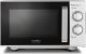 Kuchenka mikrofalowa Caso Caso | Ceramic Microwave Oven with Grilis | MG 25 Ecostyle | Free standing | 25 L | 900 W | Grilis | Sidabrinis 1