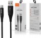 Kabel USB Vidvie USB-A - USB-C 1.2 m Czarny (GSMA0129) 2