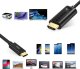 Kabel Hoco HOCO kabel Typ C do HDMI 4K 30Hz UA27 2 m stalowy szary 2