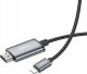 Kabel Hoco HOCO kabel Lightning do HDMI 1080p UA27 2 m stalowy szary 4