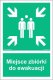 Mój dom Miejsce Zbiórki Do Ewakuacji 150X100 Tablica Płyta Świeci W Nocy Przylepce Libres Polska Sp Af007_100X150_Ps 5904937039322 4