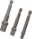 DRAUMET DRAUMET PREMIUM Adaptery z 1/4" HEX na 1/2, 3/8, 1/4" kwadrat one size 1