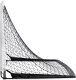 Meteor Bramka piłkarska składana Meteor 120x76x76 cm czarny/biały Uniwersalny 2