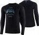Brubeck LS1414M Koszulka męska z długim rękawem OUTDOOR WOOL PRO czarny L - GÓRY 14 1
