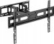 Kivi Free-tilt design: simplifies adjustment for better visibility and reduced glareSwivel mechanism provides maximum viewing flexibilitySpirit level ensures perfect positioningConvenient cable holder. 37-80". Max 40kg. 2