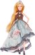 ProNice Lalka Z Koroną Na Głowie Długie Blond Włosy Suknia Bukiet Kwiatów Grzebień 2