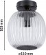 Lampa sufitowa Paulmann Oprawa sufitowa łazienkowa RUYA E14 max.20W IP44 230V czarny matowy / szkło 4