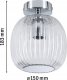 Lampa sufitowa Paulmann Oprawa sufitowa łazienkowa RUYA E14 max.20W IP44 230V chrom / szkło 5