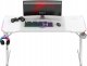 Biurko Huzaro Biurko Gamingowe Komputerowe Huzaro Hero 3.3 White Rgb + Podkładka Xxl 8