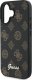 Guess Guess GUHMP16MPGPYSK iPhone 16 Plus 6.7" czarny/black hardcase PU Peony Script MagSafe 5