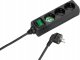 Kabel zasilający Vivanco extension cord 3 sockets 1.4m, black (27015) 1