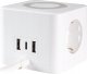 Vivanco Vivanco Power Cube 3-Way USB-A/C 1.4m (39619) 3