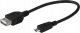 Kabel USB Vivanco microUSB - USB-A 0.15 m Czarny (45298) 1