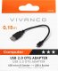 Kabel USB Vivanco microUSB - USB-A 0.15 m Czarny (45298) 4