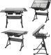 Biurko DNA DNA PRO DESK 1 biurko stół kreślarski z szufladami szkło hartowane 120x60 cm 1