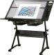 Biurko DNA DNA PRO DESK 1 biurko stół kreślarski z szufladami szkło hartowane 120x60 cm 2