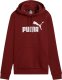 Puma Bluza damska Puma ESS Logo Hoodie FL bordowa 586789 13 M 1