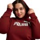 Puma Bluza damska Puma ESS Logo Hoodie FL bordowa 586789 13 M 4