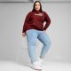 Puma Bluza damska Puma ESS Logo Hoodie FL bordowa 586789 13 M 5