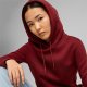 Puma Bluza damska Puma Ess  Logo LAB Hoodie FL bordowa 682987 13 L 5
