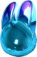 Mysz Mofii Bezprzewodowa Mysz MOFII + Bluetooth Rabbit M6DM Chromowana (Niebieska) 6