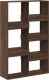 vidaXL vidaXL Regał/przegroda do pokoju, brązowy dąb, 100x33x155,5 cm 6