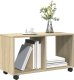 vidaXL vidaXL Szafka na kółkach, dąb sonoma, 72x33x42,5 cm 3