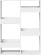 vidaXL Regał/przegroda, biały, 100x33x135 cm 4