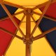 vidaXL vidaXL Parasol ogrodowy dla dzieci, na drewnianym słupku, 120x140 cm 7