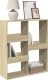 vidaXL Regał na książki/przegroda, dąb sonoma, 100x33x115 cm 3