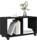 vidaXL Szafka na kółkach, czarna, 72x33x42,5 cm 4