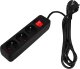Neo Przedłużacz listwowy 1.5m, 3x1.5mm2, 3G, czarny, ON/OFF 90-182 2