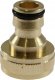 Richmann Brass nipple with internal thread 3/4" 3