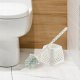 Kadax KADAX Szczotka Wc Do Toalety Plastikowa Toaletowa Uchwyt Biała 4