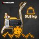 Powermat AGREGAT MALARSKI PISTOLET HYDRODYNAMICZNY 1500W WĄŻ 15M 225BAR 3X DYSZA 1
