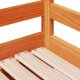 vidaXL vidaXL Łóżko dzienne rozsuwane, z szufladami, woskowy brąz, 90x190 cm 10