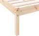 vidaXL vidaXL Dłuższe łóżko bez materaca, 200x220 cm, lite drewno sosnowe 6