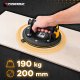 Powermat PRZYSSAWKA PRÓŻNIOWA DO PŁYTEK UCHWYT Z POMPKĄ GLAZURY SZYB 190 KG 200 MM 5