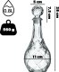 Kadax KADAX Karafka szklana 0,8L 1szt 2