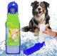Springos Butelka na wodę dla psa, kota z poidełkiem, turystyczna 250 ml bidon ciemnoniebieski UNIWERSALNY 1
