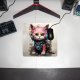 Podkładka Tilt PODKŁADKA GAMINGOWA Kot ze Złomowiska 30x30 TILT XXL Gamingowa Wodoodporna 2