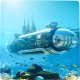 Podkładka Tilt DUŻA PODKŁADKA POD MYSZKĘ Łódź Kapitana Nemo 30x30 TILT Na biurko Prezent 5