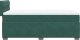 vidaXL vidaXL Łóżko kontynentalne z materacem, zielone, aksamit, 80x200 cm 7