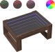 vidaXL Stolik kawowy z LED Infinity, brązowy dąb, 70x53x30 cm 2