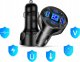 Ładowarka Slayo SZYBKA MOCNA ŁADOWARKA SAMOCHODOWA 2xUSB-C 2xUSB-A 66W 3.1A QC 3.0 FAST 2