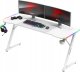 Biurko Huzaro Biurko gamingowe Huzaro Hero 4.8 White RGB 4