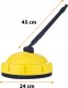 Rosfix SZCZOTKA LANCA T-RACER DO PATIO KOSTKI KARCHER K2 K3 K4 K5 K6 K7 + WĄŻ 10M 2