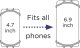 Xplorys Dooky - Uniwersalny uchwyt na telefon - black U 8