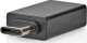 Adapter USB Nedis Nedis CCGB64915BK zmieniacz płci / kabli USB-A USB-C Czarny 1