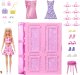 Mattel Barbie Szafa Marzeń z ubraniami Garderoba 3.0 + lalka Barbie + akcesoria (HXD58) 1